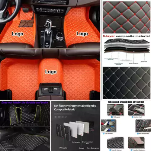 For Porsche Panamera 2010-2025 Car Floor Mats Custom All Weather PU Cargo Liners - Picture 39 of 40