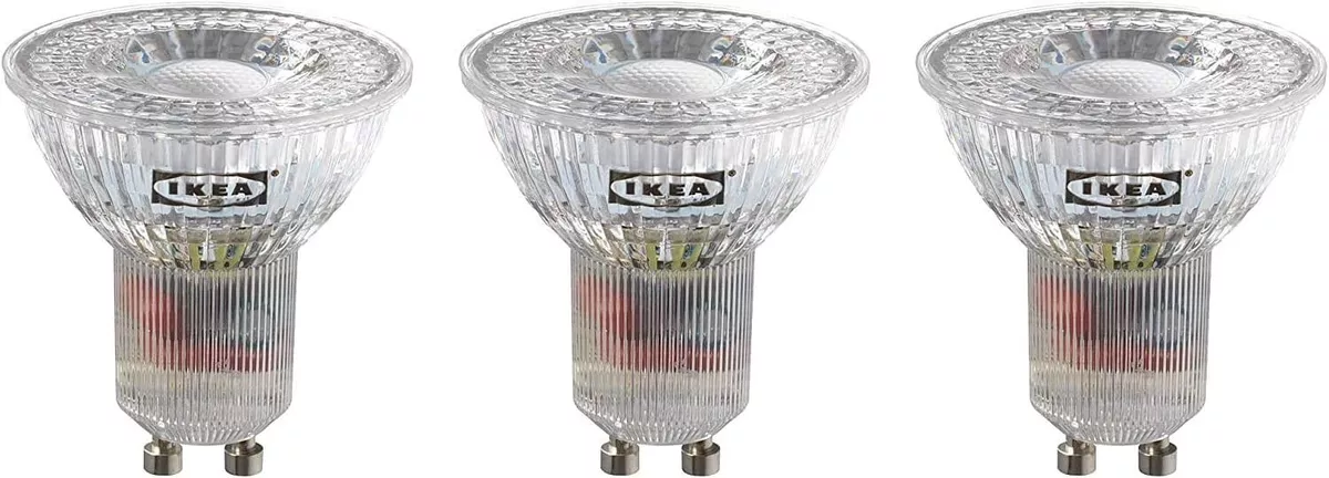 IKEA RYET GU10 200 Lumen LED Bulbs Dimmable Spot Light Lamps 3