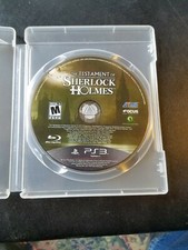 The Testament of Sherlock Holmes Sony PlayStation 3 PS3 Video Game Disc Only