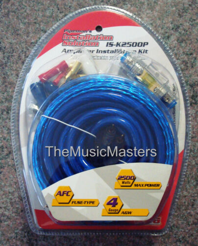 4 Gauge 2500 Watt Amplifier Installation Wiring Kit Car Power Amp Wire & Cables - 第 1/2 張圖片