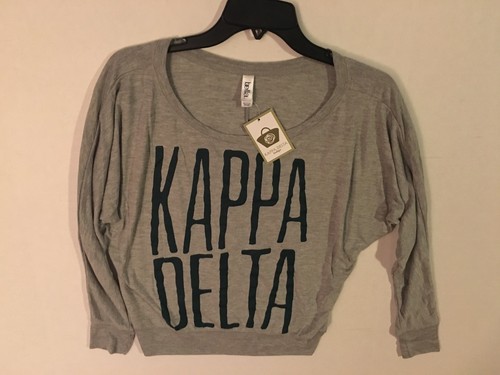 Kappa Delta Gray Long Sleeve Shirt - Picture 2 of 5