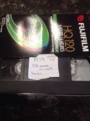  NHL Challenge Cup 1979 VHS Video Tape NHL Vs Soviets Game 1