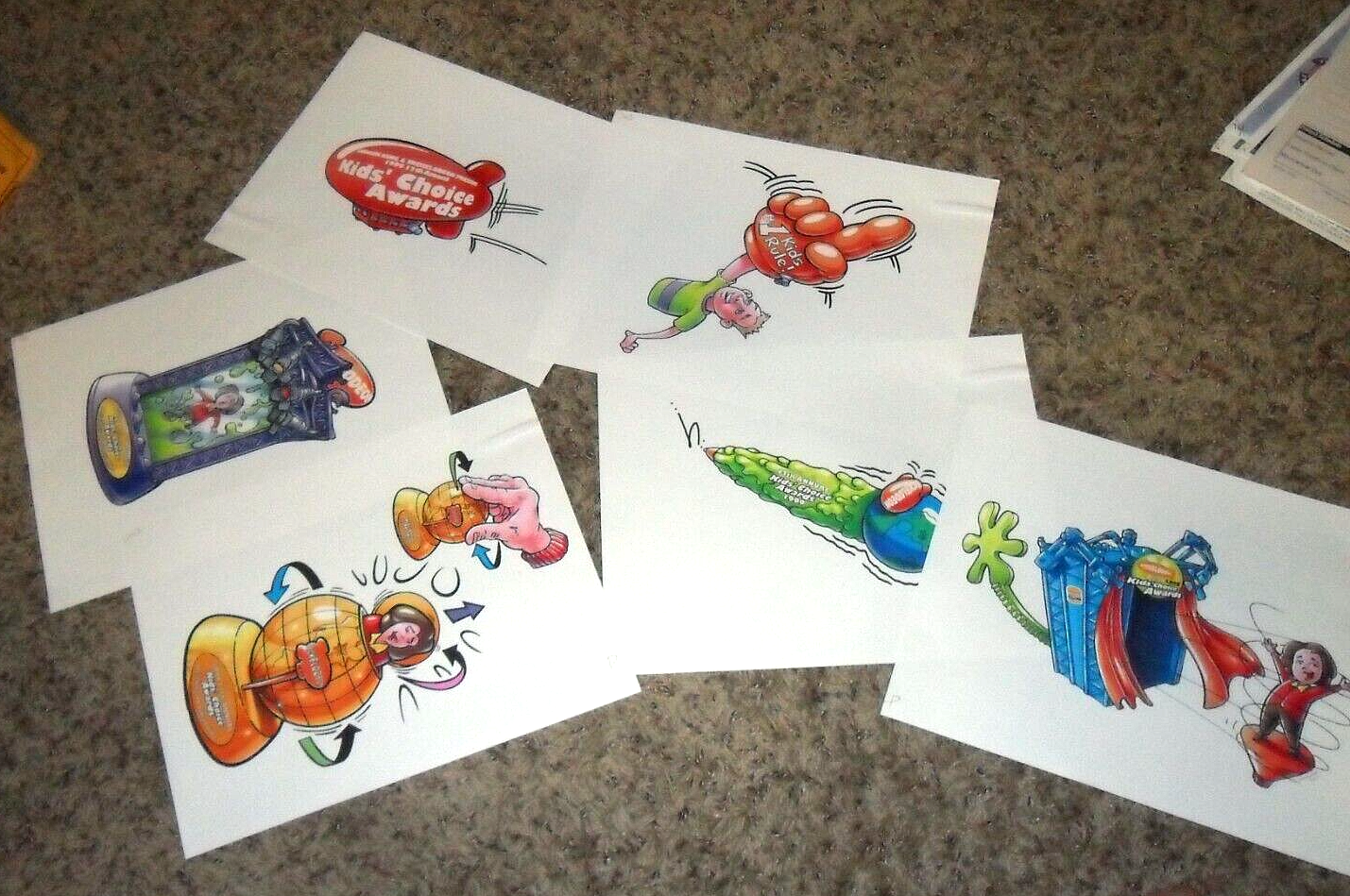 ORIGINAL 1999 12TH NICKELODEON KIDS CHOICE AWARDS BURGER KING PROOF PRODUCTION - Picture 2 of 5