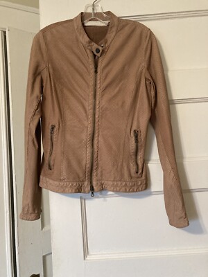 Drome Leather Women s Jacket Size Large - Bought In Italy - Worn Once