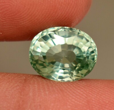 Natural Green Paraiba Tourmaline 4.60 Ct Oval Cut Loose Gemstone TREATED