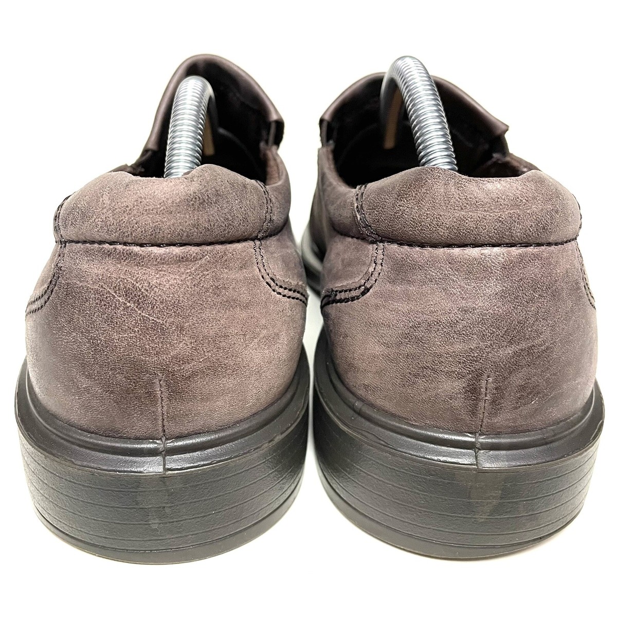 Ecco Men\'s Helsinki Brown Leather Bicycle Toe Loafer Slip On Shoes Size 42 EU. ECCO Helsinki Bicycle Toe Slip-On Loafers Dress Casual Shoes  main image 3