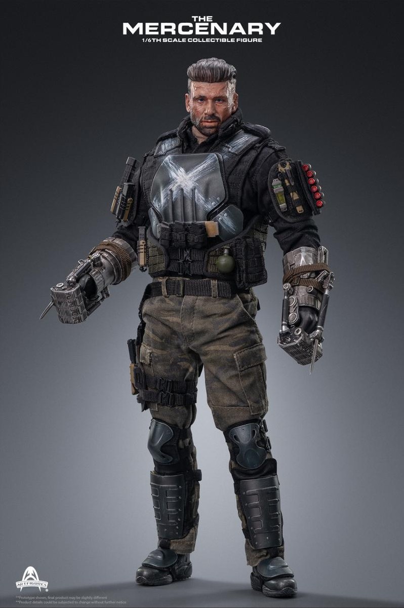Art Figures The Mercenary 1/6 Crossbones AF026 Action Figure Model 