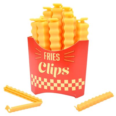 French Fry Bag Clips Food Clips Bread Bag Clips for Creative Clips 12 PCS Fri...