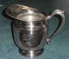 Antique English Silver MFG Corp Silver Plate Water Pitcher Jug 8” Tall - GIFT!