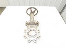 DeZurik KBD 4" Stainless Lug Knife Gate Valve Rising Stem 304SS *Bad Seal*