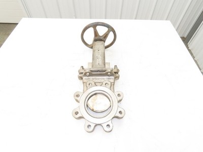 DeZurik KBD 4'' Stainless Lug Knife Gate Valve Rising Stem 304SS *Bad Seal*