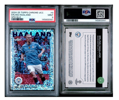 2024-25 Topps Chrome Uefa Club Competitions - Erling Haaland #9