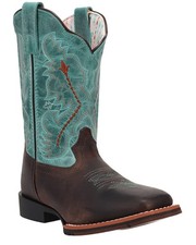Dan Post Girls' Salina Western Boot - Broad Square Toe - DPC5002