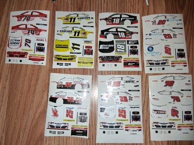 2025/26 Toyota Racing Arca Menards Series 7 Set Lot 1/64  Peel& Stick Decals