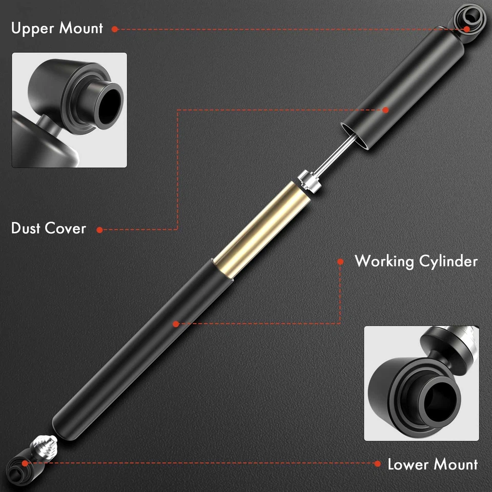 2Pcs Rear Suspension Shock Absorber Assembly w/ Top Mount  for Mazda 6 2018-2021 - Image 2 of 4