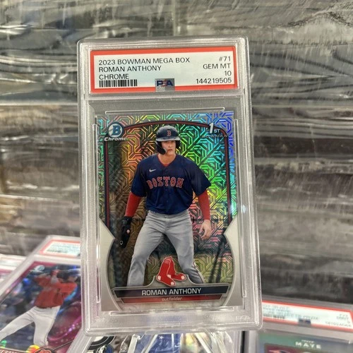 Roman Anthony 2023 Bowman Chrome MEGA BOX #BCP-71 1st RC - PSA 10 GEM-MINT