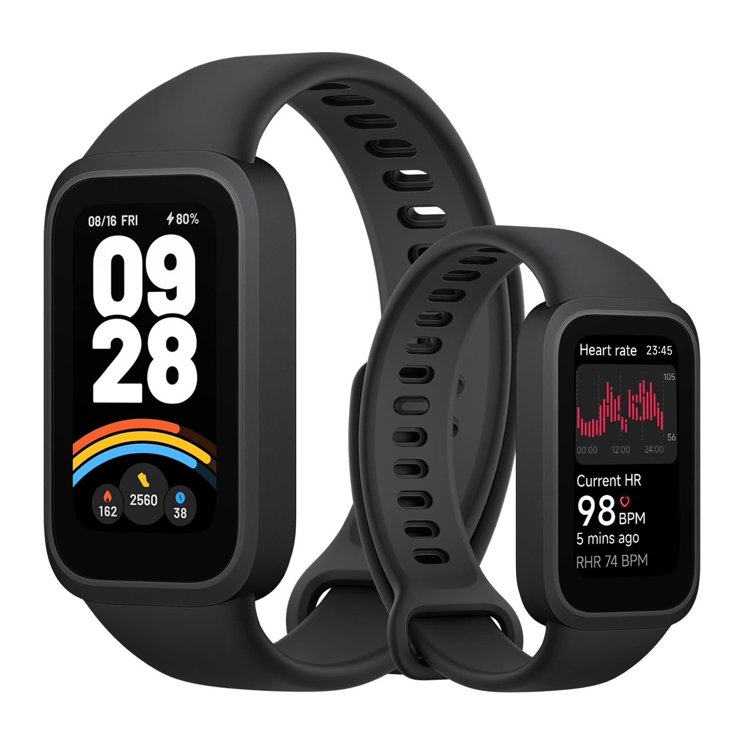 XIAOMI Smart Band 9 Active, Sports fitness tracker, 1.47'' TFT Black, Black
