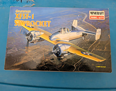 Minicraft Grumman XF5F-1 Skyrocket 1:48 Plastic Airplane Kit Unassembled 11626