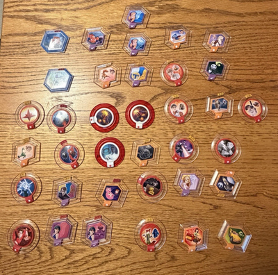 #ad #ad Disney Infinity Power Discs lot of 36 from the 1.0 2.0 and 3.0 series $25.00