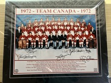 1972 Team Canada Autographed