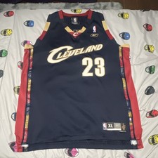 LeBron James #23 Reebok Cleveland Cavaliers NBA Jersey XL Navy 