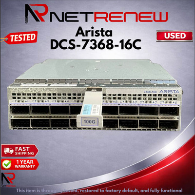 Arista 7368X DCS-7368-16C Module 16 port 100GbE QSFP