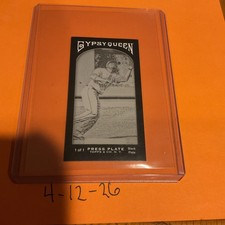 2011 Topps Gypsy Queen Framed Mini Press Plate Black 1/1 Nelson Cruz SSP Rare
