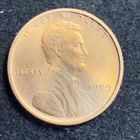 1909 VDB US Lincoln Cent 1c Penny BU (Semi Key) From Coin Original Roll cb610