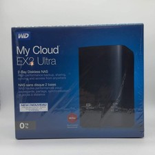 New Western Digital My Cloud EX2 Ultra 0TB 2-Bay Diskless NAS WDBVBZ0000NCH
