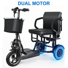 TopMat Electric Mobility Scooter 3 Wheel for Adult Senior 500W Dual Motor
