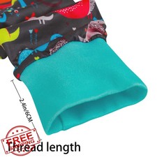 Large Dog Recovery Suit Dinosaur Print Long Sleeve Dark Grey L