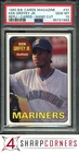 1990 BASEBALL CARDS MAGAZINE REPLI-CARDS HAND CUT #37 KEN GRIFFEY JR. HOF PSA 10