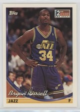 1993-94 Topps Bryon Russell #374 Rookie RC te2