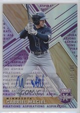 2019 Panini Elite Extra Edition Aspirations Purple /100 Gabriel Maciel Auto yl0