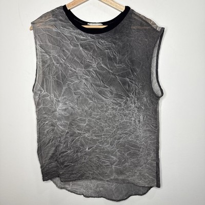 Le Lis Dark Fairy Grunge Tank Top S Black Whimsigoth Ethereal Goth Witchy Vamp