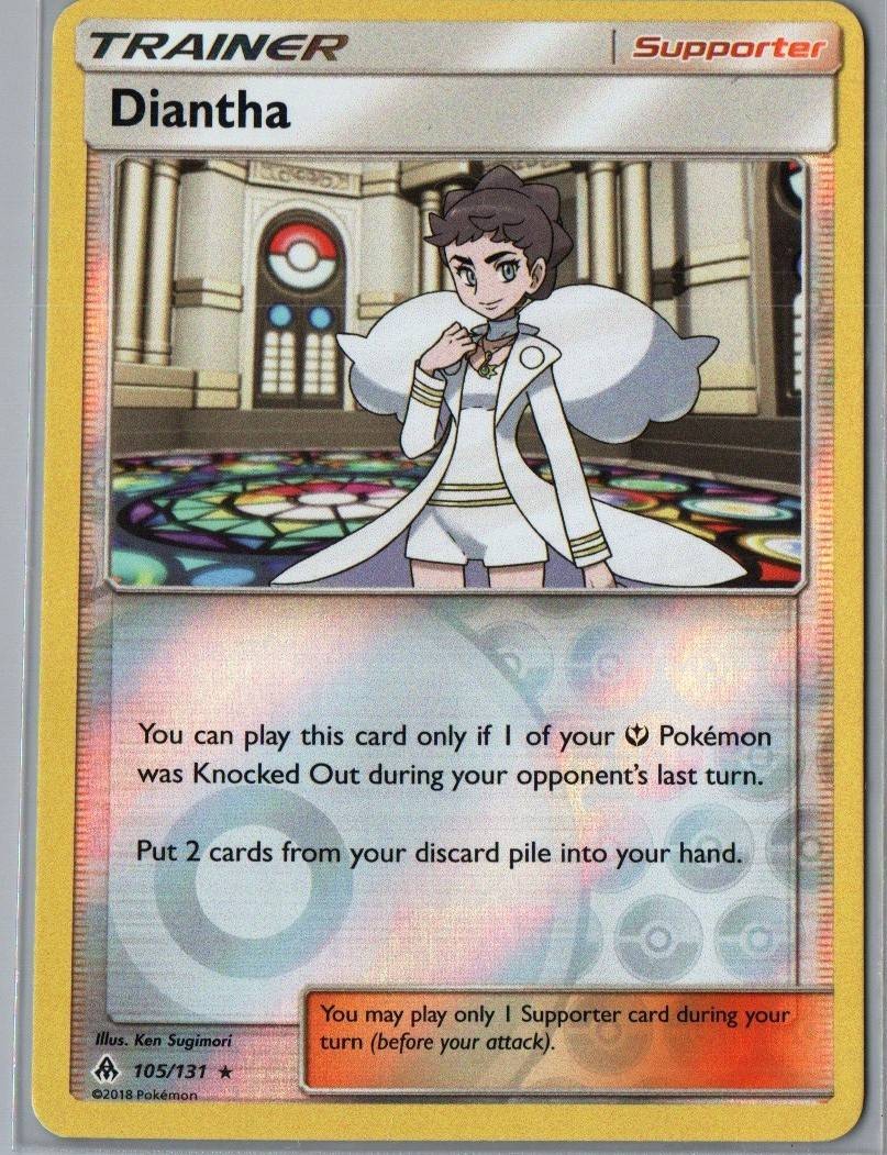 Diantha 105/131 Rare Forbidden Light Pokemon Reverse Holo Near Mint