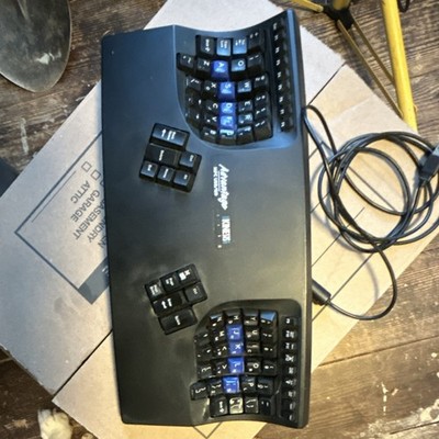 Kinesis Advantage Ergonomic Wired Keyboard Black QWERTY/Dvorak KB500 USB/QD