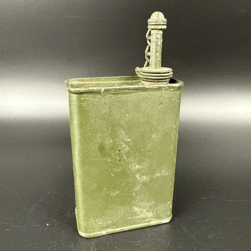 Vintage WW2 US Army Military MG Machine Gun Oil  Can with Brass Spout