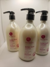  3-Pack LUSETA  GLOSSY PEARL Frizziness Smoothing Shine SHAMPOO 1000ml