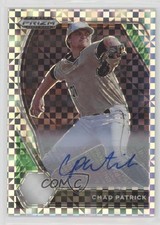 2021 Panini Prizm Draft Picks Power Plaid 15/17 Chad Patrick #PDP107 Auto 2x4