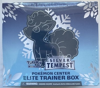 Pokemon Center Silver Tempest Sword & Shield Elite Trainer Box Sealed (w/ Case)