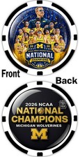 MICHIGAN - 2026 MEN&rsquo;s NCAA BASKETBALL CHAMPIONS - COMMEMORATIVE POKER CHIP