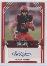 2022 Leaf Draft Red Brant Kuithe #BA-BK1 Auto 0o1d