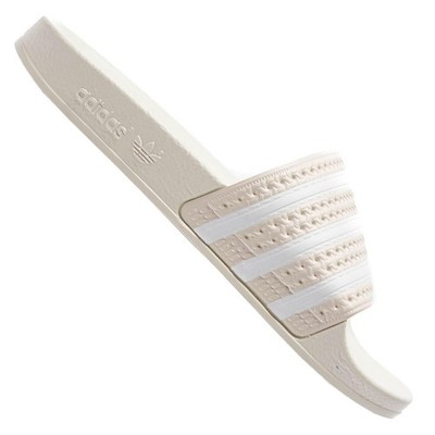adidas Originals Adilette Damen Badeschuhe Badelatschen Sandalen Wonder White