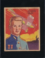 1934 National Chicle Sky Birds Edmond Genet #53 - Pilot - VgEx - S4923