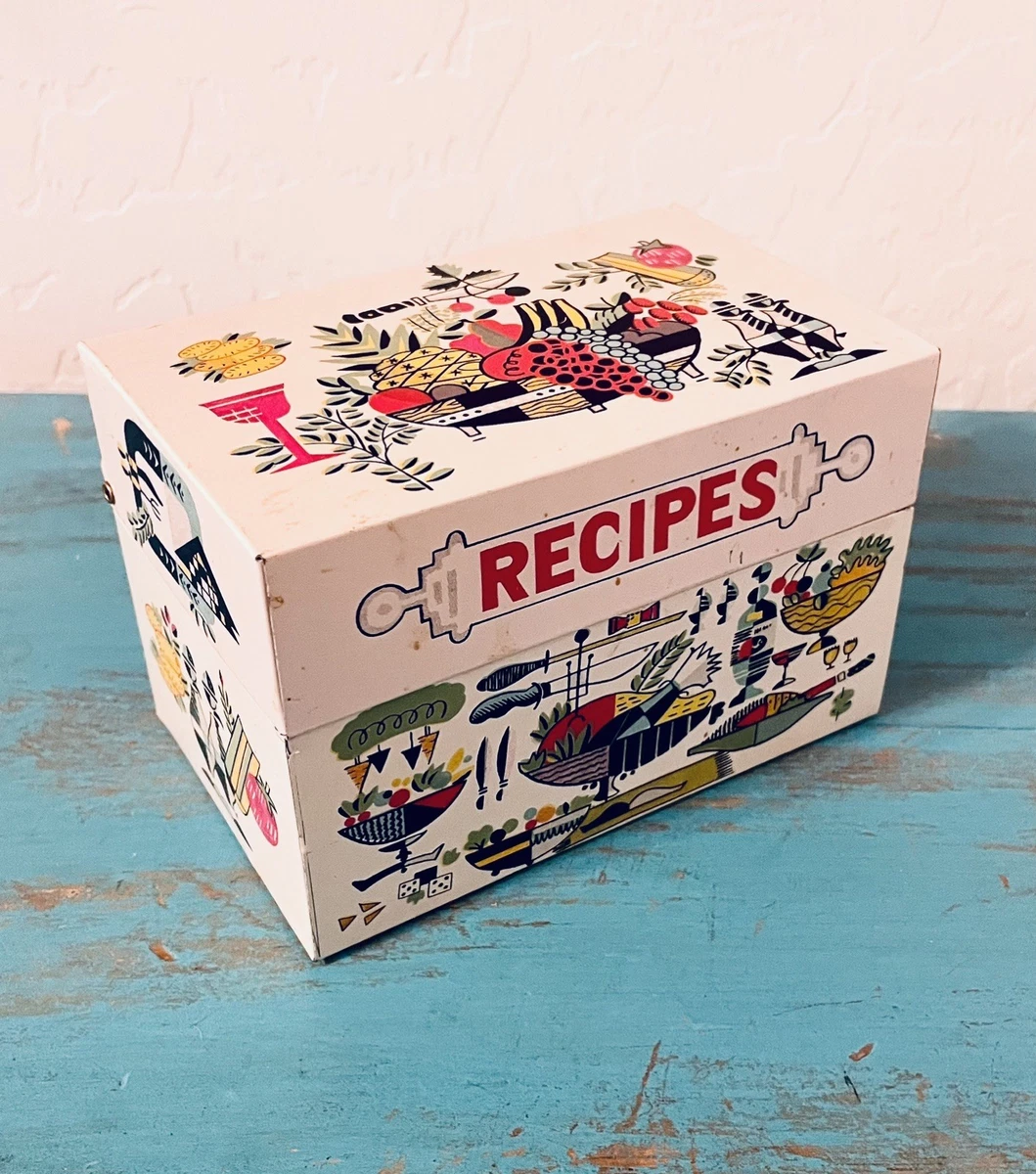 recipe file box products for sale | eBay