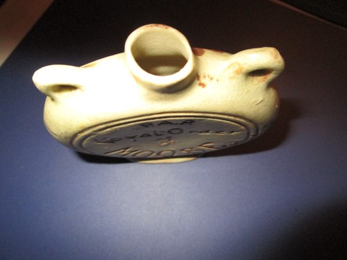 Vintage P.A.P. Loyal Order of Moose Flachmann Vase Keramik $8Sh - Bild 3 von 4