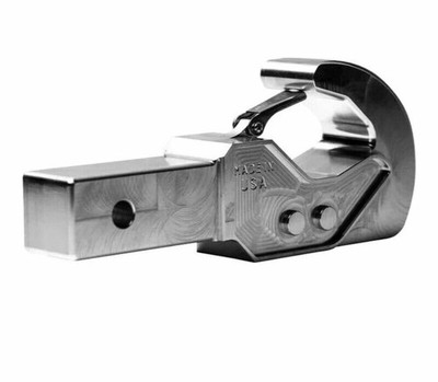 Royal Hooks Billet Aluminum 2'' Hitch Hook Tow Hook Raw RHO-12007-RW