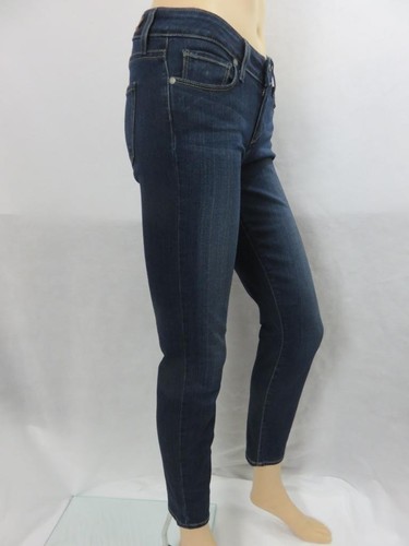 Jeans alla caviglia Paige Verdugo blu scuro medio lavaggio skinny taglia 26 - Foto 3 di 7