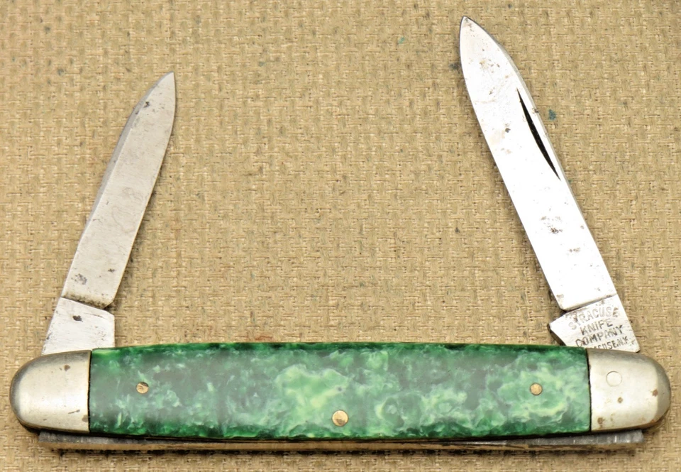 Старинный СИРАКУЗСКИЙ НОЖ COMPANY от Camillus — перочинный нож с двумя лезвиями Senator - Изображение 2 из 4